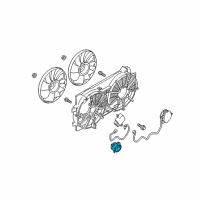 OEM Nissan Leaf Motor Assy-Fan Diagram - 21487-CX000