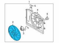 OEM Hyundai Veloster Fan-Cooling Diagram - 25231-B5300