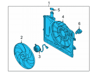 OEM 2022 Hyundai Kona BLOWER ASSY Diagram - 25380-J9900