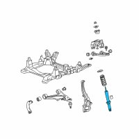 OEM 2008 Cadillac SRX Front Shock Absorber Kit Diagram - 19256655