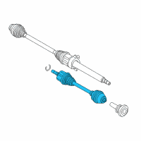 OEM 2019 BMW i8 Rear Left Cv Axle Assembly Diagram - 33-20-8-611-321