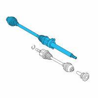 OEM 2016 BMW i8 Rear Right Cv Axle Assembly Diagram - 33-20-8-611-320