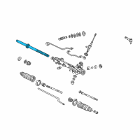 OEM 2000 Mercury Mountaineer Rack Assembly Diagram - F5TZ3K748A
