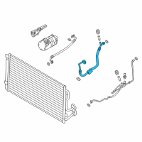 OEM BMW 428i xDrive Gran Coupe Suction Pipe Evaporator-Compressor Diagram - 64-53-9-217-375