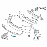 OEM 2015 Kia Forte REFLECTOR/REFLEX Assembly Diagram - 92405A7000