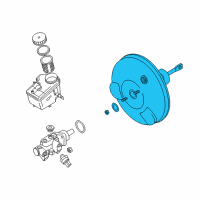 OEM 2005 BMW Z4 Power Brake Booster Diagram - 34-33-6-779-681
