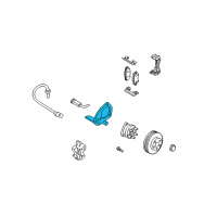 OEM 2007 Chevrolet Uplander Bracket Diagram - 19167950