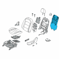 OEM 2014 Kia Forte Koup Board Assembly-Front Back(P Diagram - 88390A7000DFR