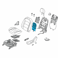 OEM 2016 Kia Forte Heater-Front Seat Back Diagram - 88390A7030