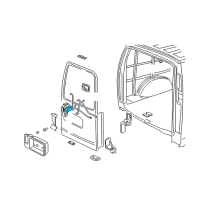 OEM Chevrolet Express 3500 Lock Switch Diagram - 22143724