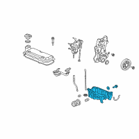 OEM Honda Fit Pan Assembly, Oil Diagram - 11200-RB0-900