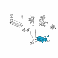 OEM 2011 Honda Fit Pan Assembly, Oil Diagram - 11200-RB0-900