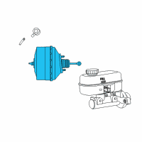 OEM 2008 Dodge Viper Booster-Power Brake Diagram - 5093050AA