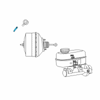 OEM 2003 Dodge Viper Hose-Brake Booster Vacuum Diagram - 5037138AD