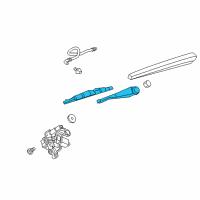 OEM 2018 Chevrolet Traverse Rear Arm Diagram - 84148861