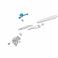 OEM 2019 Chevrolet Traverse Washer Hose Diagram - 84388551