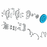 OEM 2022 Honda Odyssey Disk, Front-(17In, 28T) Diagram - 45251-THR-A00