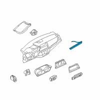 OEM Switch Unit, Centre Console Diagram - 61-31-9-202-038