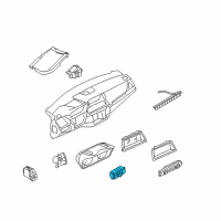 OEM 2010 BMW 535i Headlight Switch Scratches Diagram - 61-31-9-134-729