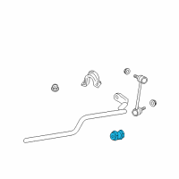 OEM Mercury Bushings Diagram - 6H6Z-5484-AA