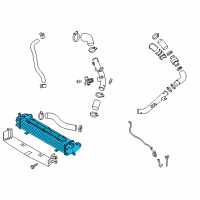 OEM Hyundai Cooler Assembly-Intermediated Diagram - 28270-2B810