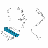 OEM Kia Forte Cooler Assembly-Inter Diagram - 282702B810