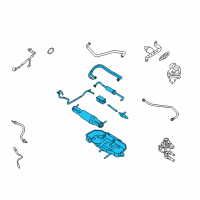 OEM 2005 Ford Mustang EGR Tube Adapter Diagram - 7R3Z-9D653-C