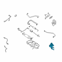 OEM Ford Mustang Purge Control Valve Diagram - 7U5Z-9C915-F