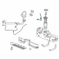 OEM 2016 GMC Sierra 3500 HD Fuel Gauge Sending Unit Diagram - 13585450