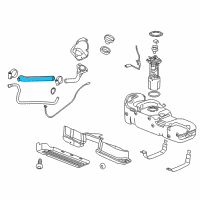 OEM 2011 Chevrolet Silverado 3500 HD Filler Hose Diagram - 20982762