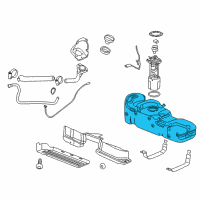 OEM 2013 Chevrolet Silverado 3500 HD Fuel Tank Diagram - 23360476