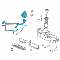 OEM 2018 GMC Sierra 1500 Filler Pipe Diagram - 84695986