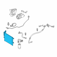 OEM 2004 BMW X3 Condenser, Air Conditioning Diagram - 17-11-3-400-400