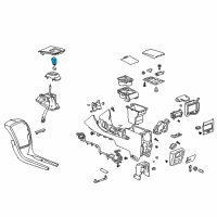 OEM 2011 Cadillac STS Handle Asm, Automatic Transmission Control Lever *Fig Sapele W Diagram - 19180501