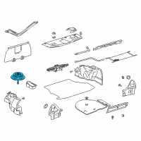 OEM 2004 Toyota Avalon Spare Carrier Diagram - 51900-33010