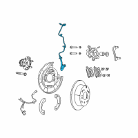 OEM Chrysler 200 Sensor-Anti-Lock Brakes Diagram - 56029338AD