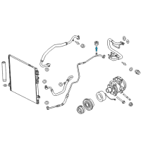 OEM Dodge Valve-A/C Line Diagram - 68237083AA