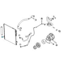 OEM 2018 Dodge Challenger O Ring-Receiver DRIER Diagram - 68026799AA