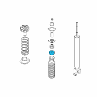 OEM 2004 Nissan 350Z Cover-Bound Bumper, Rear Diagram - 55248-2Y00A