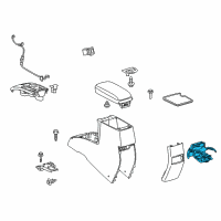 OEM 2011 Scion xB Cup Holder Diagram - 55604-12070-B0