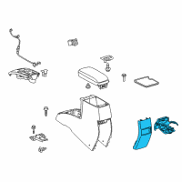 OEM Scion Rear Panel Diagram - 58903-12050-B0