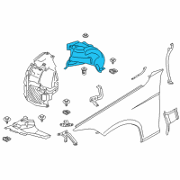 OEM 2015 BMW 428i xDrive Gran Coupe Cover, Wheel Arch, Rearsection, Front Right Diagram - 51-71-7-260-704