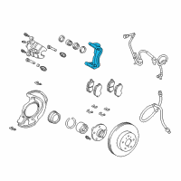 OEM 1999 Lexus RX300 Mounting, Disc Brake Diagram - 47721-48010