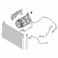 OEM BMW 325xi Relief Valve Diagram - 64-52-6-910-463