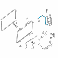 OEM Infiniti QX60 Hose-Reservoir Tank Diagram - 21741-3JV1A