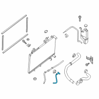 OEM 2020 Nissan Pathfinder Hose - Auto Transmission Oil Cooler Diagram - 21635-3JA0A