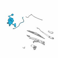 OEM 2005 Ford Five Hundred Reservoir Assembly Diagram - 5G1Z-17618-BA