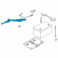 OEM 2012 Infiniti G25 Cable Assembly-Battery To STARTOR Motor Diagram - 24105-1BL0A
