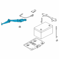 OEM Infiniti Cable Assembly-Battery To STARTOR Motor Diagram - 24105-1BL0A