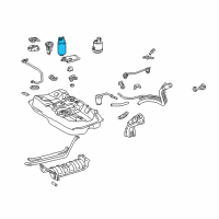 OEM Toyota Tundra Fuel Pump Diagram - 23221-07010